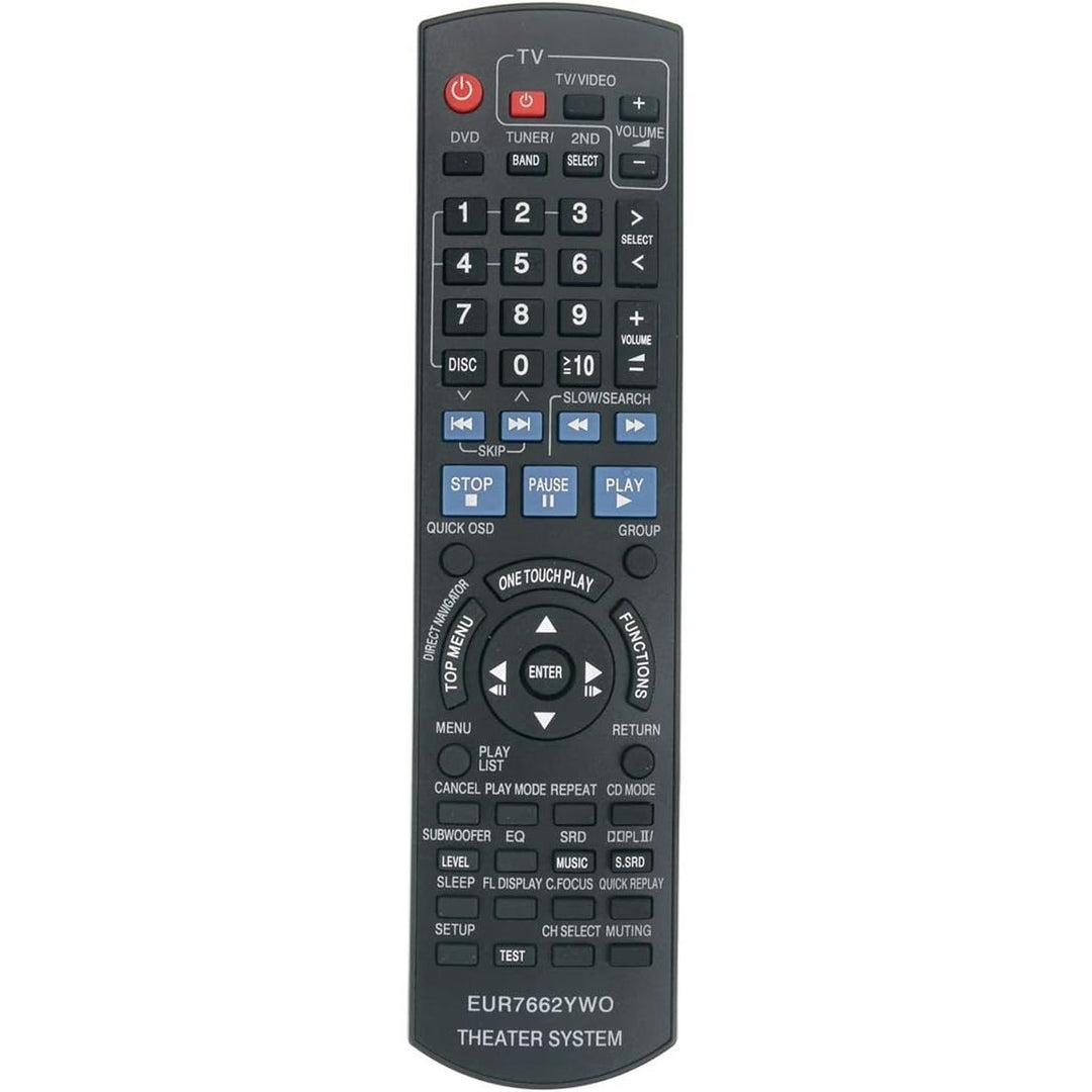 EUR7662YW0 Replacement Remote for Panasonic DVD Home Theater - Just Closeouts Canada Inc.
