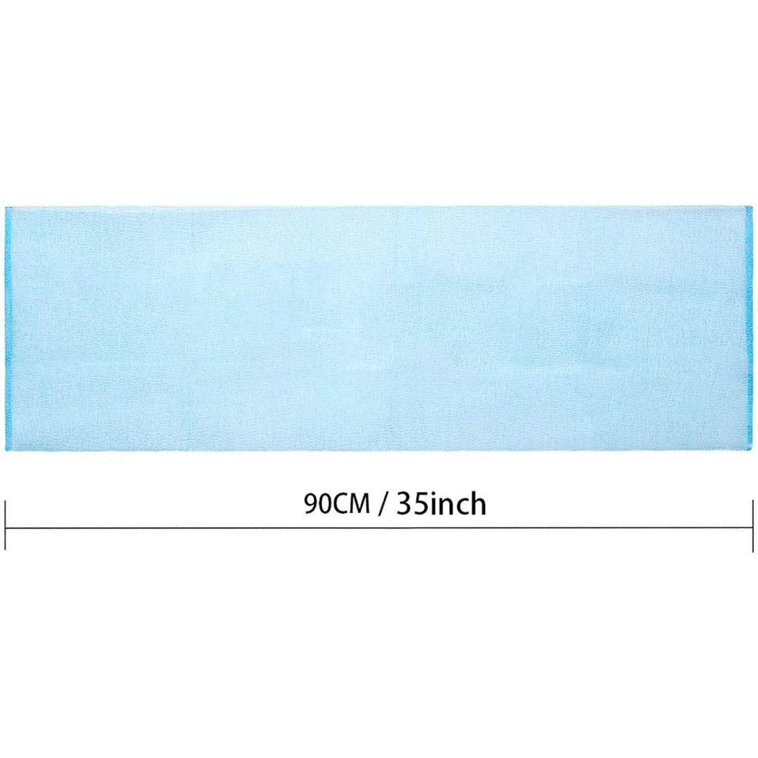 Exfoliating Washcloth Body Scrubber Back Scrubber for Shower Japanese Beauty Washcloth Bath Wash Cloth Korean Exfoliation Luffah Towel Net Sponge Loofah Body Scrub 3 Pack - Just Closeouts Canada Inc.