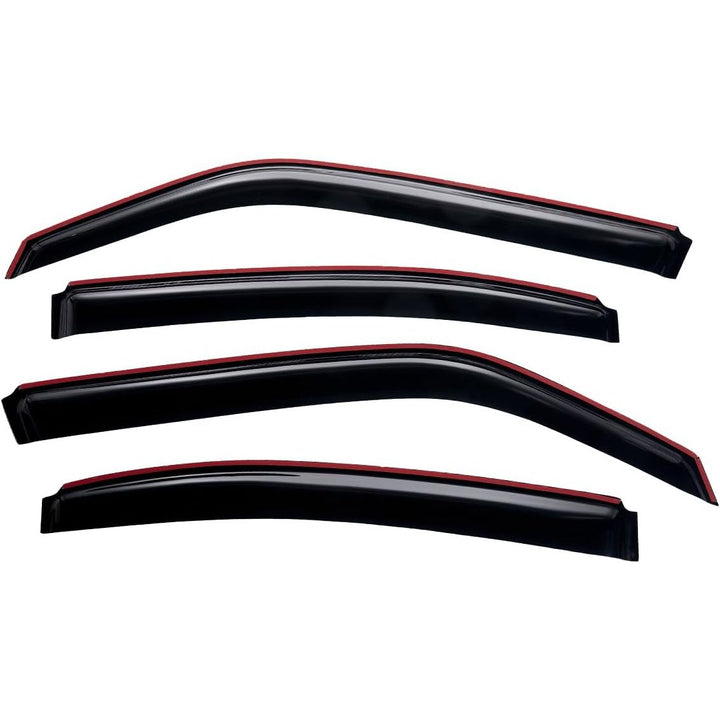 Extra Durable Clip - on in - Channel Auto Vent Window Visor, Fits 2006 - 2010 Dodge Charger, UV Protection Rain Guard, Original Wind Deflector, No - Drill Easy Install, Dark Smoke, 4 - Pcs - Just Closeouts Canada Inc.X002LEZ7Q1