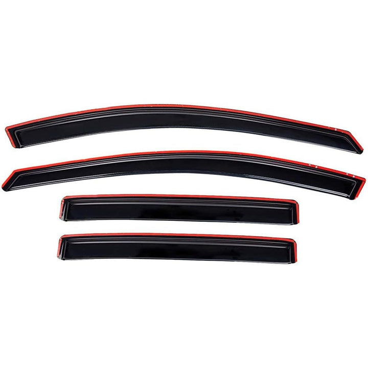 Extra Durable Clip - on in - Channel Auto Vent Window Visor, Fits 2013 - 2019 Ford Escape, UV Protection Rain Guard, Original Wind Deflector, No - Drill Easy Install, Dark Smoke, 4 - Pcs - Just Closeouts Canada Inc.X002MTWFG5