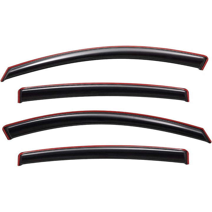 Extra Durable Clip - on in - Channel Auto Vent Window Visor, Fits 2016 - 2022 Honda HR - V (HRV), UV Protection Rain Guard, Original Wind Deflector, No - Drill Easy Install, Dark Smoke, 4 - Pcs - Just Closeouts Canada Inc.X003Q8RZMP