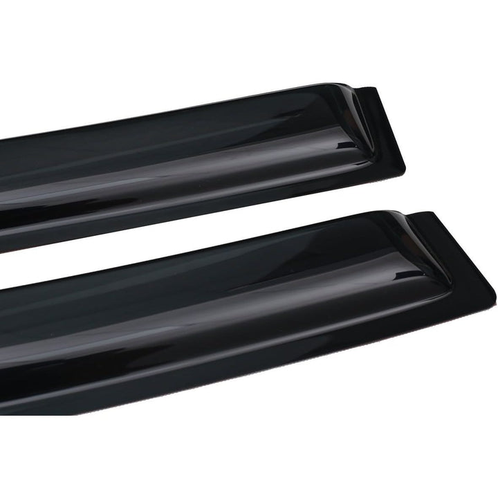 Extra Durable Outside - Mount Auto Vent Window Visor, Fits 2009 - 2013 Toyota Corolla Sedan, UV Protection Rain Guard, Original Wind Deflector, No - Drill Easy Install, Dark Smoke, 4 - Pcs - Just Closeouts Canada Inc.X001XGEDJ5