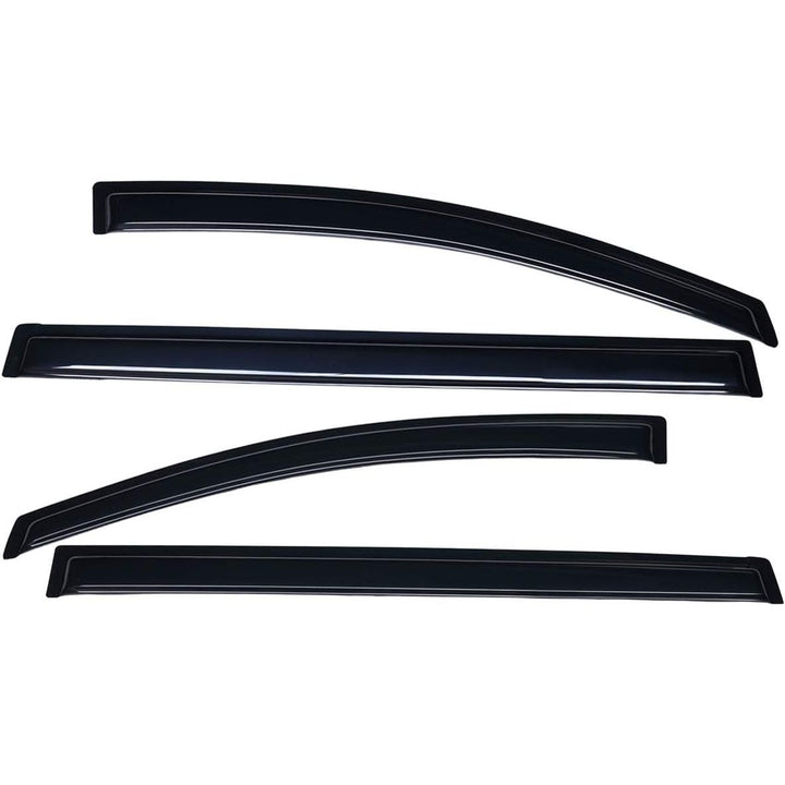 Extra Durable Outside - Mount Auto Vent Window Visor, Fits 2011 - 2020 Toyota Sienna, UV Protection Rain Guard, Original Wind Deflector, No - Drill Easy Install, Dark Smoke, 4 - Pcs - Just Closeouts Canada Inc.X0026V67XB