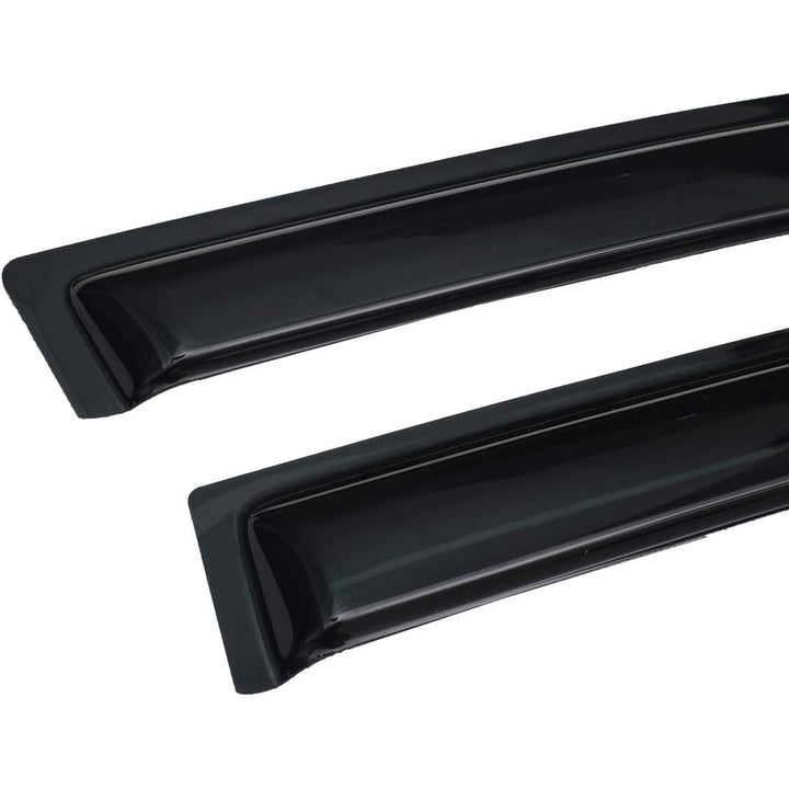 Extra Durable Outside - Mount Auto Vent Window Visor, Fits 2013 - 2015 Subaru XV CrossTrek, 2016 - 2017 CrossTrek, 2012 - 2016 Impreza Hatchback, Original Wind Deflector Rain Guard, Smoke, 4 - Pcs - Just Closeouts Canada Inc.X003Q8U17L