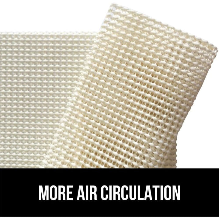 Extra Strong Rug Pad Gripper, 2.5x9 FT, Grips Keep Area Rugs in Place, Thick, Slip and Skid Resistant Pads for Hard Floors, Under Carpet Mat Cushion and Hardwood Floor Protection - Just Closeouts Canada Inc.