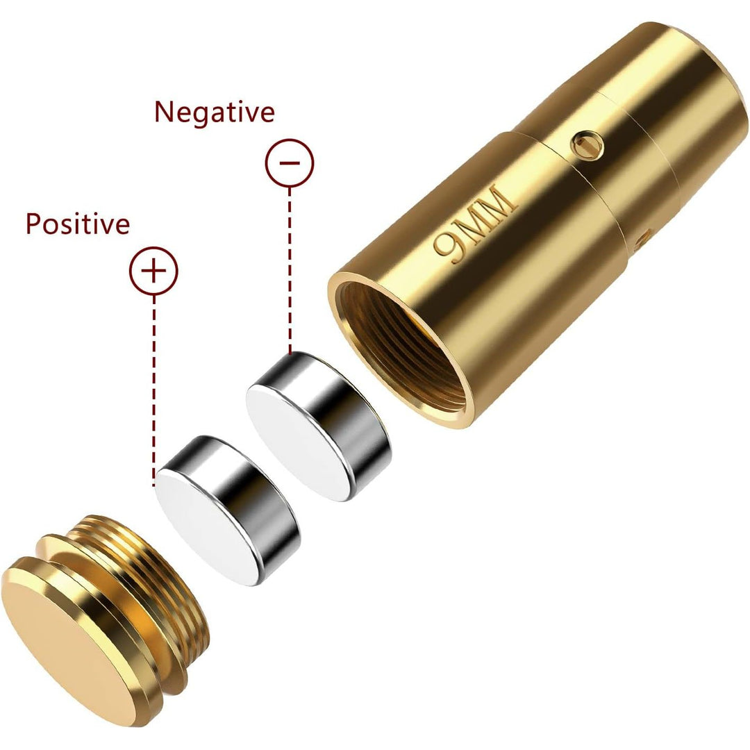 EZshoot Bore Sight 9mm Red Laser Boresighter with 4 Sets of Batteries - Just Closeouts Canada Inc.
