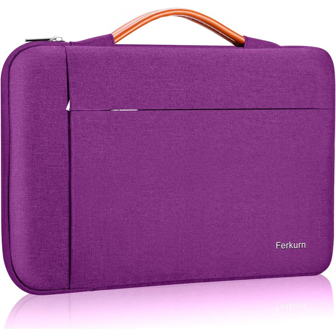 Ferkurn Laptop Case Sleeve Cover Chromebook Case Compatible with MacBook Air/Pro, ipad, Surface Pro, Acer, HP, Dell, ASUS, Lenovo, Waterproof Laptop Case for Men Women, Purple, 11.6 inch - Just Closeouts Canada Inc.
