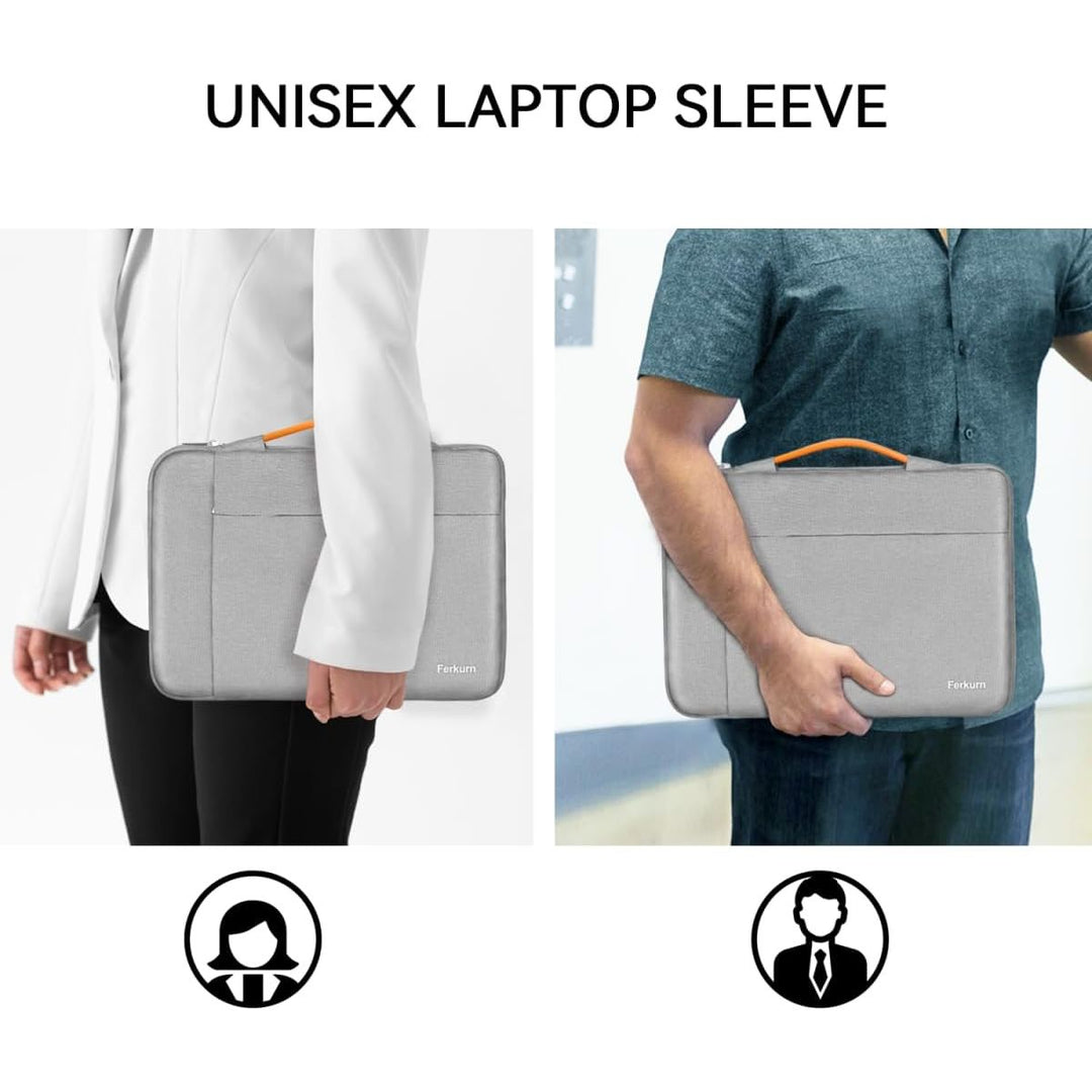 Ferkurn Laptop Sleeve 14 inch Laptop Case 14 inch+ Compatible Macbook Pro 14 M3 Pro/Max M2 M1, HP Chromebook 14 Stream Pavilion Dell Inspiron XPS 14 Acer Swift Go 14 Lenovo, Laptop Bag 14 inch, Grey - Just Closeouts Canada Inc.