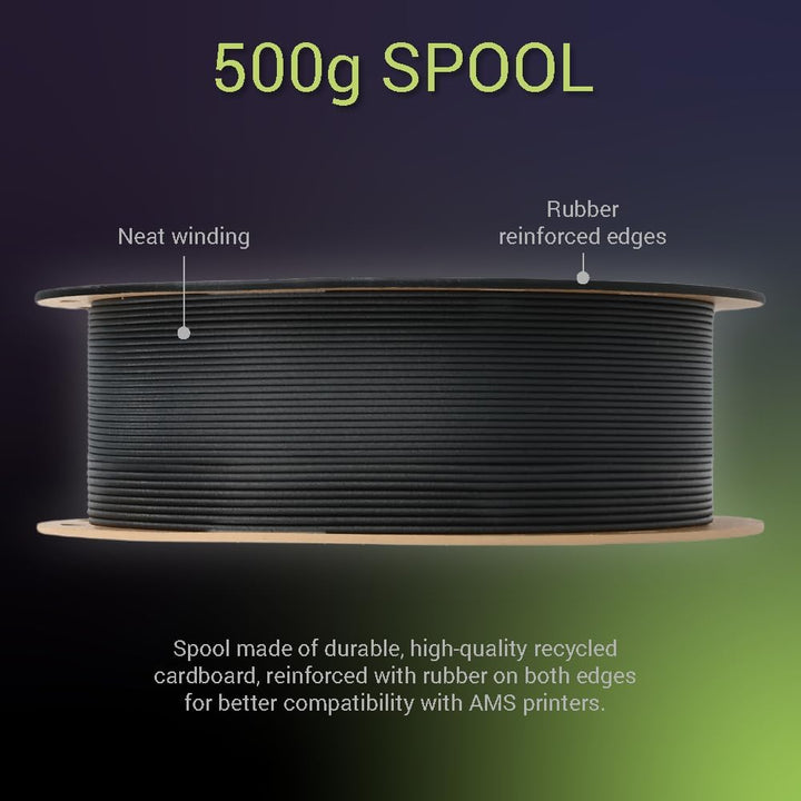 Fiberon PA612 - CF Carbon Fiber Nylon Filament 1.75mm Black 0.5kg, Fiberon PA612 - CF Strong & Low Moisture Sensitive Nylon 1.75mm 3D Printing Filament. 111 - Fiberon Pa612 - cf15 1.75mm Black 0.5kg (Hex Code: 302e2f) - Just Closeouts Canada Inc.FG07001