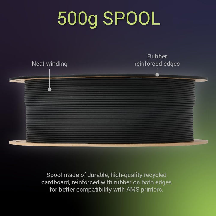 Fiberon PET - CF17 3D Printing Filament Black 1.75mm 0.5kg, Excellent Stable Stiffness - Fiberon Carbon Fiber Reinforced PET 3D Printer Filament, Ideal for Jigs and Fixtures - Just Closeouts Canada Inc.FL01001