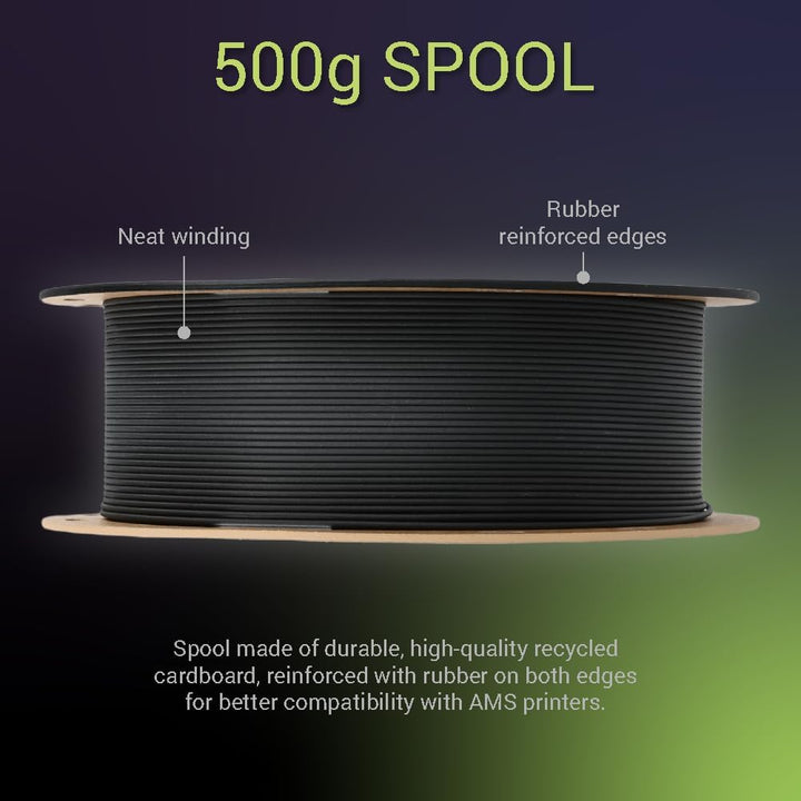 Fiberon PETG - RCF Filament Black 1.75mm 0.5kg, Recycled Carbon Fiber Reinforced PETG Filament - Fiberon 3D Printing Filament Ideal for Drone and Automotive Products. 111 - Fiberon Petg - rcf08 1.75mm Black 0.5kg (Hex Code: 302e2f) - Just Closeouts Canada Inc.FB04001