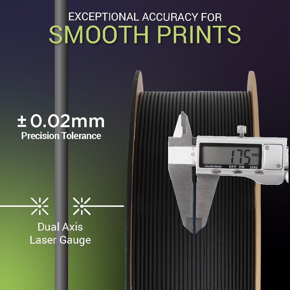 Fiberon PPS - CF10 Filament Black 1.75mm 0.5kg, Extreme Heat Resistance - Fiberon Carbon Fiber Reinforced PPS 3D Printing Filament Ideal for Molding - Just Closeouts Canada Inc.FM01001