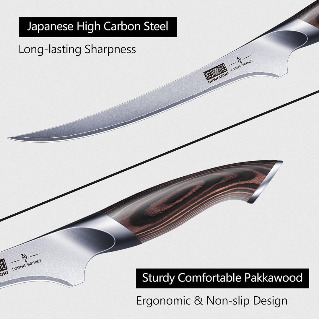 Fillet Knife 9 Inch, Super Sharp Japanese Fish Boning Knife - Just Closeouts Canada Inc.X003ZP7T8T