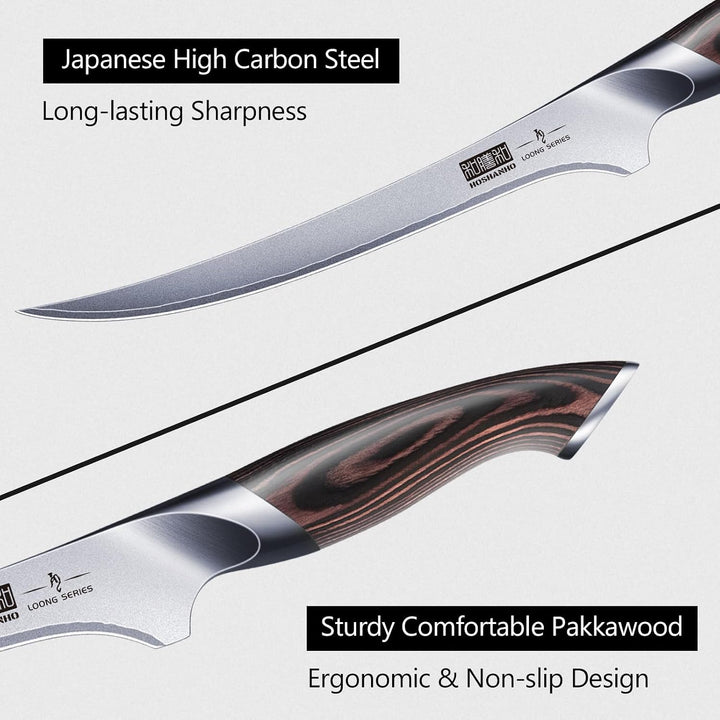 Fillet Knife 9 Inch, Super Sharp Japanese Fish Boning Knife - Just Closeouts Canada Inc.X003ZP7T8T