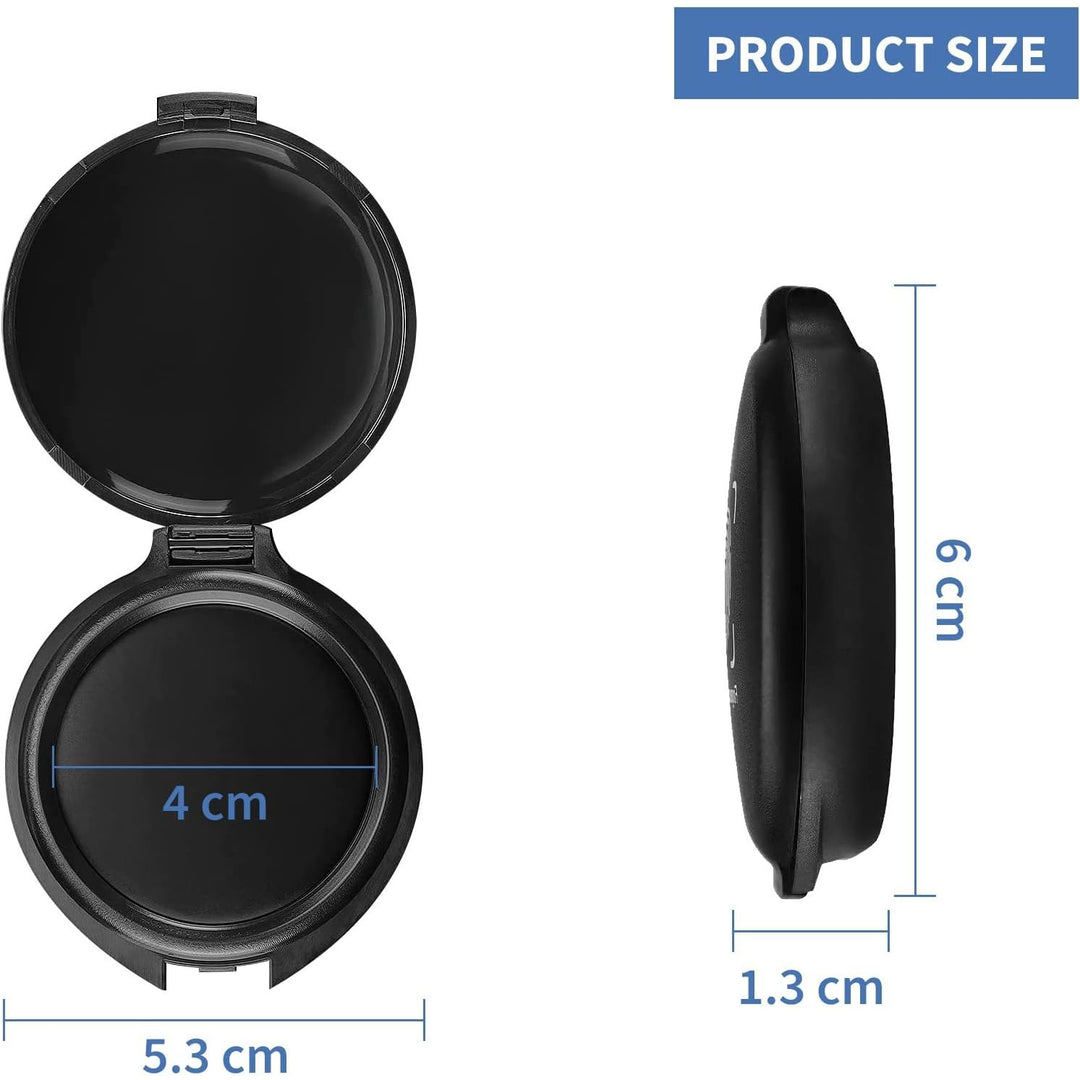 Fingerprint Ink Pad, Thumbprint Ink Pad for Office Notary Supplies Identification Security ID Fingerprint Cards, Law Enforcement Fingerprint Kit Black Thumb Print Ink Pad Stamp Pad (Black 2 Pack) - Just Closeouts Canada Inc.