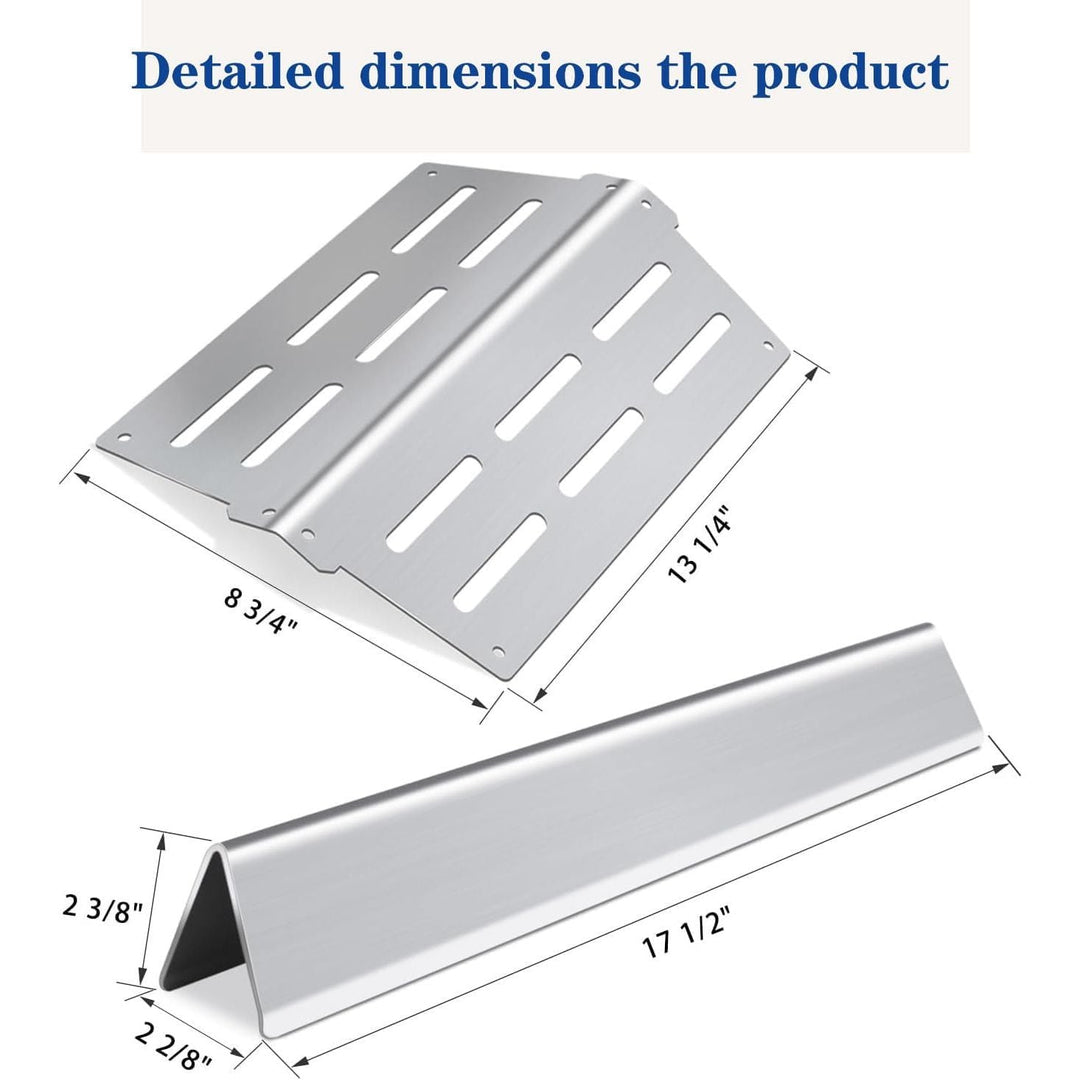 Flavorizer Bars Heat Deflector Burner Tube Set for Weber 300 Series E310 E320 E330 EP310 EP320 EP/CEP330 S310 S320 S330 Front Control Knob, Weber Genesis 62752 7620 7622 Grill Replacement Parts - Just Closeouts Canada Inc.