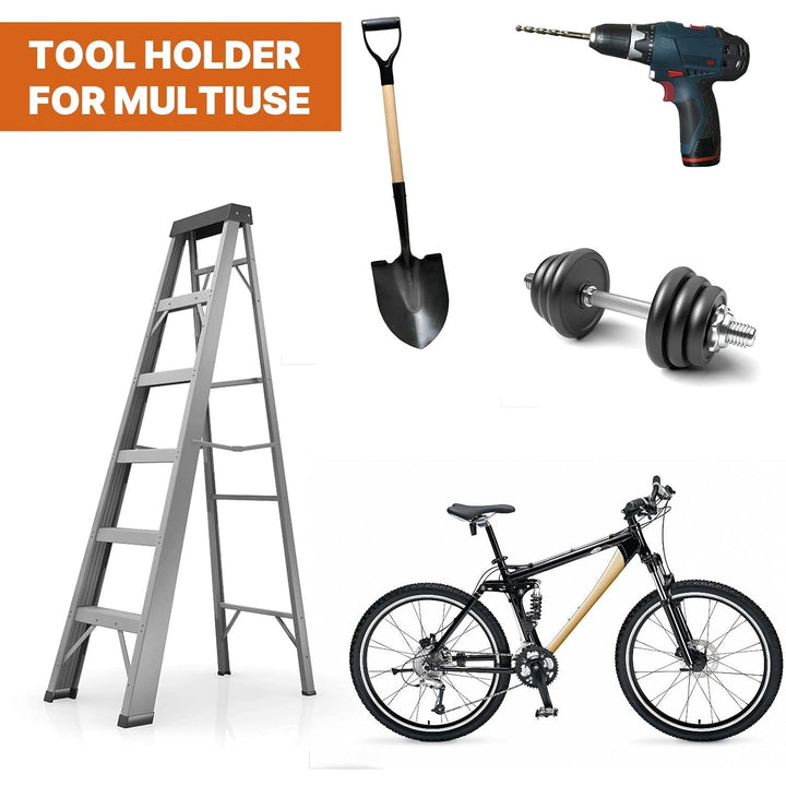 FLEXI RODS Garage Storage Garage Organizer Trimmer Rack Garden Power Tool Hanger for Grass Trimmer, Hedge Trimmer, Garage Wall, Garage Trimmer, Garden Tools, 1 Pack - Just Closeouts Canada Inc.