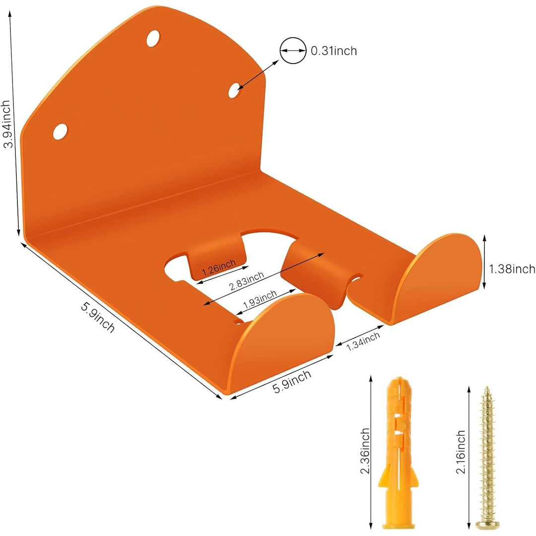 FLEXI RODS Garage Storage Garage Organizer Trimmer Rack Garden Power Tool Hanger for Grass Trimmer, Hedge Trimmer, Garage Wall, Garage Trimmer, Garden Tools, 1 Pack - Just Closeouts Canada Inc.