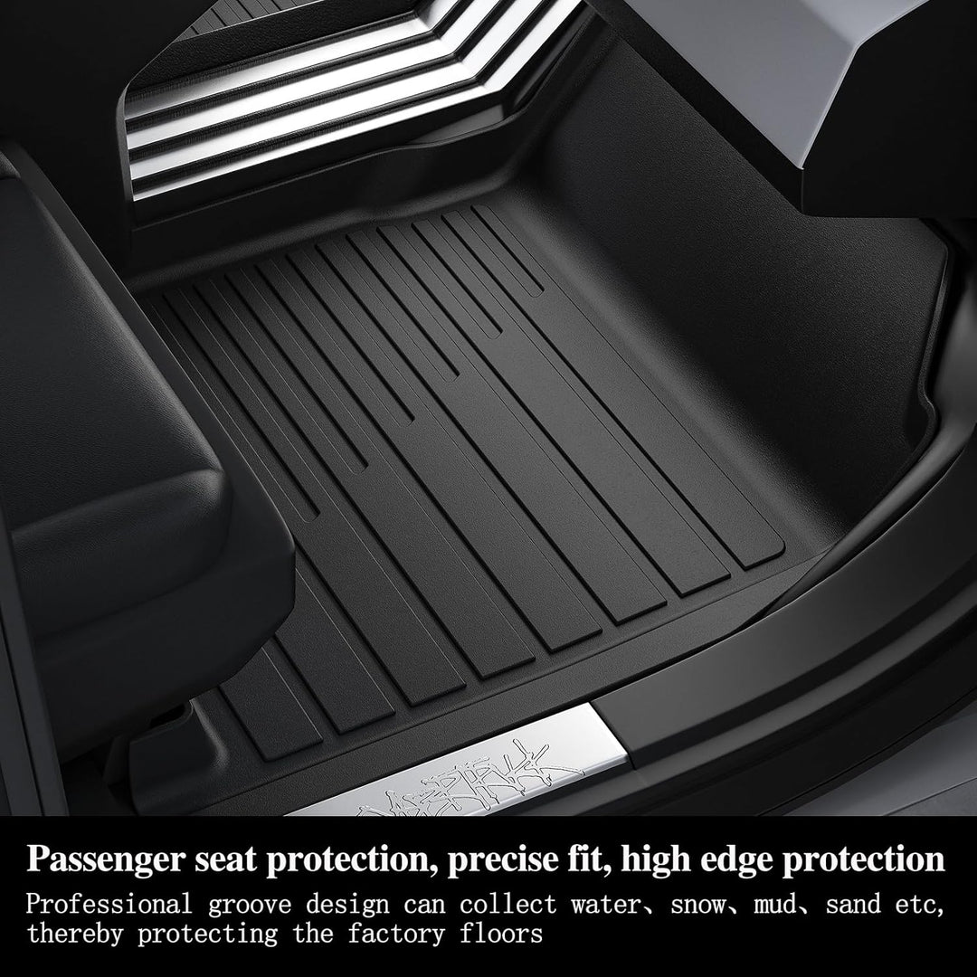 Floor Liners & Large Cargo Liners for 2024 - 2025 Hyundai Santa FE Hybrid（Non Pure Gasoline car）,TPE All Weather Protection Car Floor Mats with Large Trunk Mat Covering The backrest - Just Closeouts Canada Inc.X004A9V2ZF