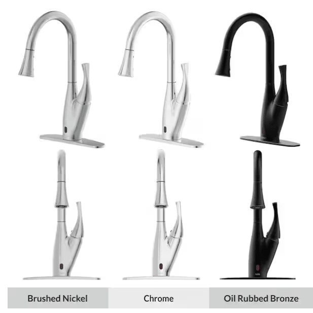 FLOW X Series Single - Handle Pull - Down Sprayer Manual & Motion Sensor Kitchen Faucet, Brushed Nickel - Just Closeouts Canada Inc.FLOWX-BN