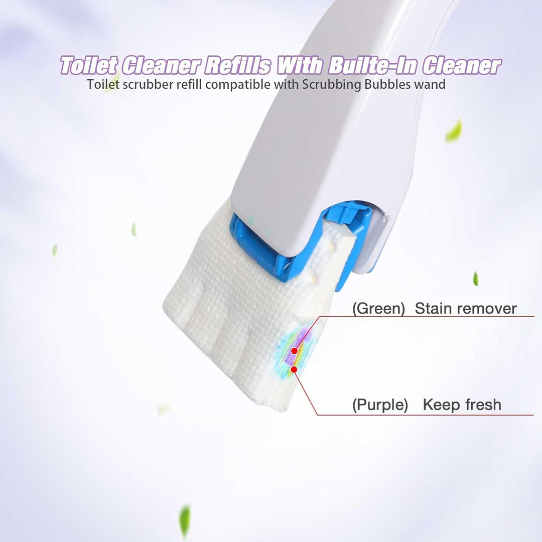 Flushable Toilet Refills with 48ct, Fresh Flushable Toilet Brush Refills For Toilet and Bathroom, Lavender Scent - Just Closeouts Canada Inc.