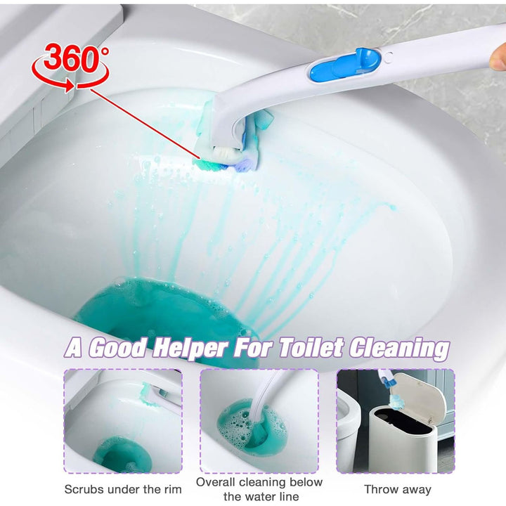 Flushable Toilet Refills with 48ct, Fresh Flushable Toilet Brush Refills For Toilet and Bathroom, Lavender Scent - Just Closeouts Canada Inc.