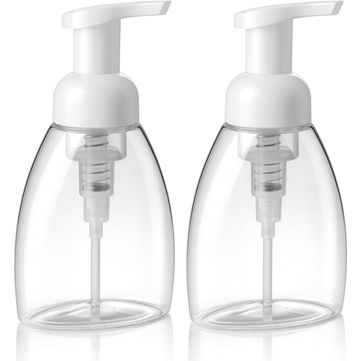 Foaming Soap Dispenser Pump - Bottle for Liquid Soap, 250ml (8.5 oz) Pack of 2 - Just Closeouts Canada Inc.