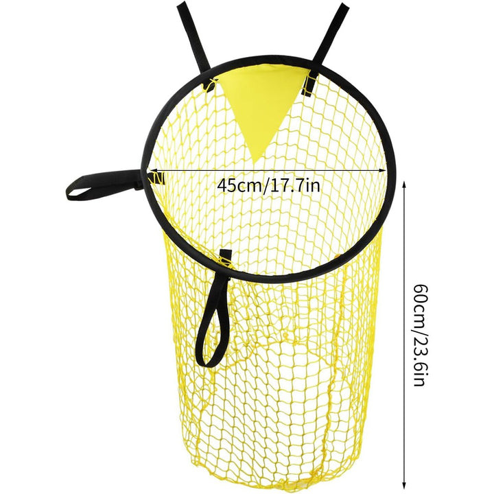 Focenat Football Goal, Soccer Top Bins Target Net, Soccer Target Goal, Football Target Net, Target Goal Net with Adjustable Straps, Football Net for Kids, Adults, Kicking, Shooting - Just Closeouts Canada Inc.