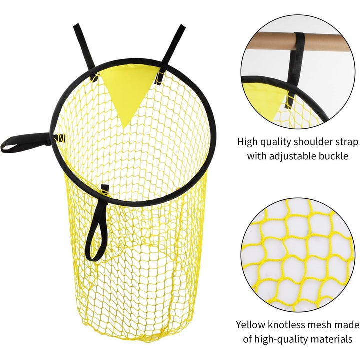 Focenat Football Goal, Soccer Top Bins Target Net, Soccer Target Goal, Football Target Net, Target Goal Net with Adjustable Straps, Football Net for Kids, Adults, Kicking, Shooting - Just Closeouts Canada Inc.