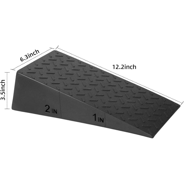 Folaps Squat Wedge Block for Heel Elevated Squat, Weightlifting Calf Stretcher Slant Board for Squat Improve Mobility Balance and Strength Performance - Just Closeouts Canada Inc.