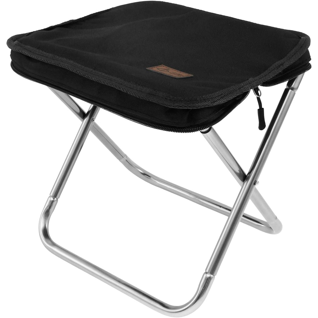 Folding Camping Stool, 11" Small Collapsible Stool for Adults, Portable Pocket - Size Stool Chair w Storage Bag, Foldable Seat Ultralight Camping Stool for Travel Hiking Fishing Beach, Hold Up to 440lbs - Just Closeouts Canada Inc.