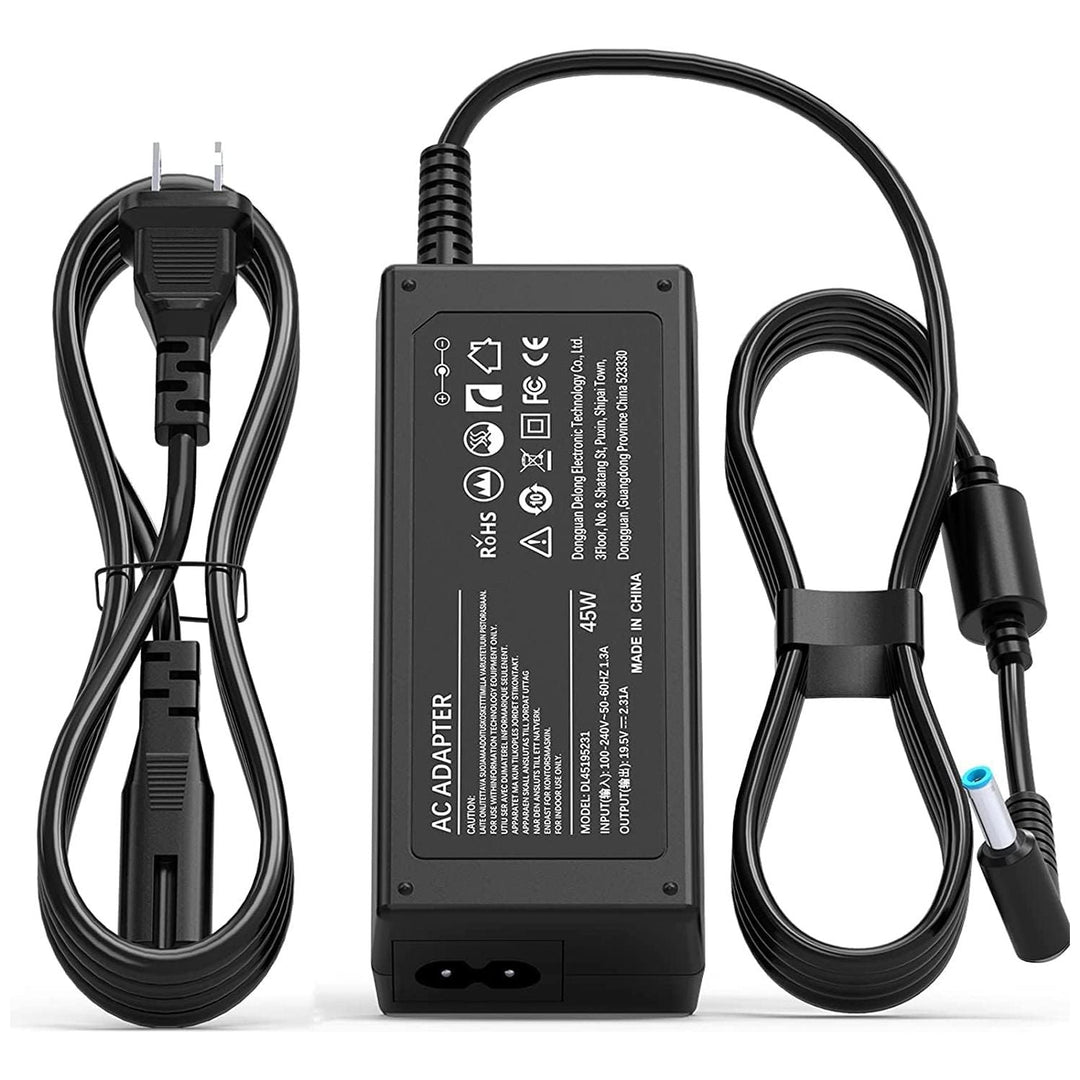For HP 45W Laptop Charger, AC Adapter for HP Pavilion X360 11 13 14 15 17; HP Envy 13 15 17 M6 M7 X360; Elitebook Folio 1040 g1; HP Stream 11 13 14, Spectre X360 13 15, Probook Power Supply Cord - Just Closeouts Canada Inc.