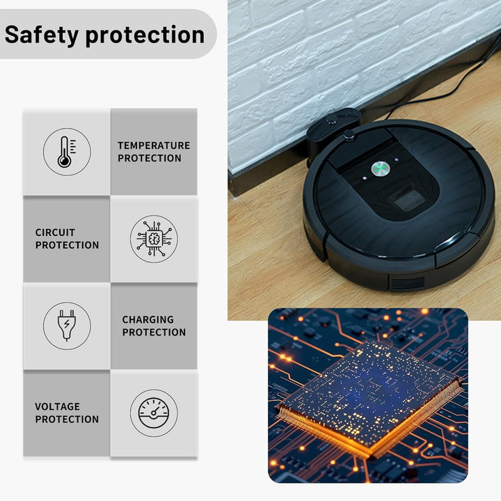 For Roomba Charger, for Roomba Charging Dock, for Roomba Charger Base, Replacement for Roomba Docking Station for Roomba e5 e6 i1 i3 i4 i6 i7 i8 500 600 700 800 900 Series 4452369 ADF - N1 17170 17064 - Just Closeouts Canada Inc.