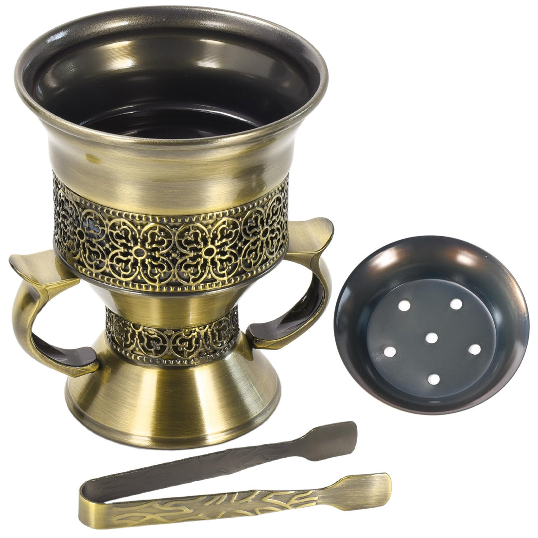 Frankincense Resin Incense Burner, Incense Censer, Bakhoor Burner, Charcoal Incense Burner, Incense Burner with Handle Tongs for Yoga, Spa Aromatherapy - Just Closeouts Canada Inc.