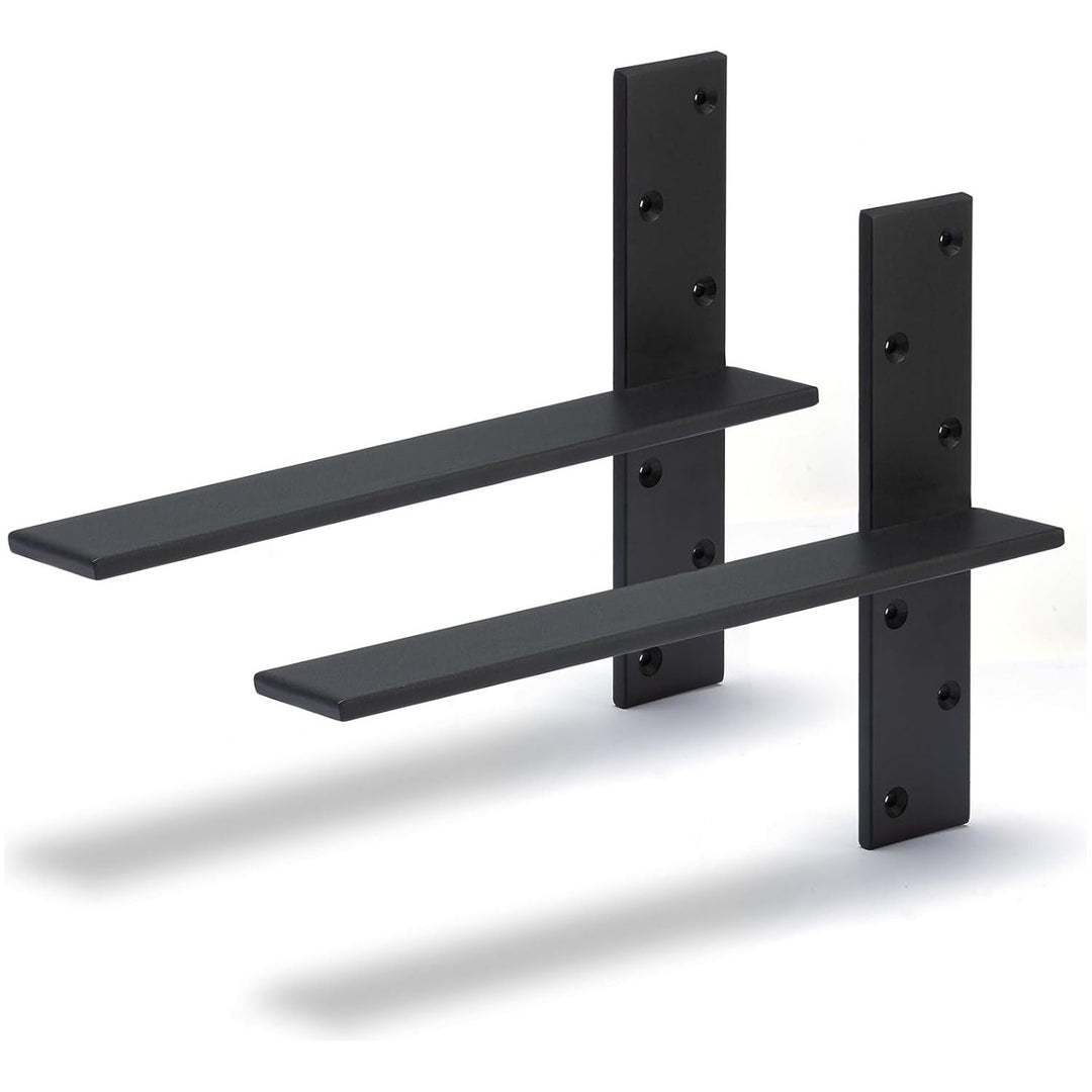 Free Hanging Countertop Support Bracket 18"Lx2 1/2"W Hidden Floating Wall Bracket 3/8" Thick Heavy Duty Granite Countertop Bracket Hidden Shelf Bracket for Floating Wall Bars,Wall Bench Seats,Vanities - Just Closeouts Canada Inc.