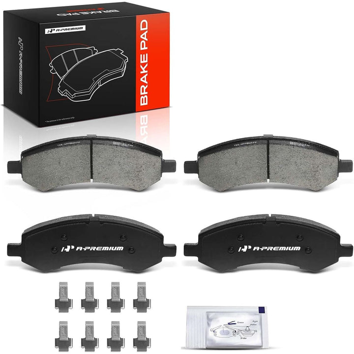 Front Ceramic Brake Pad Set for Chrysler, Dodge, Mitsubishi & Ram - Just Closeouts Canada Inc.