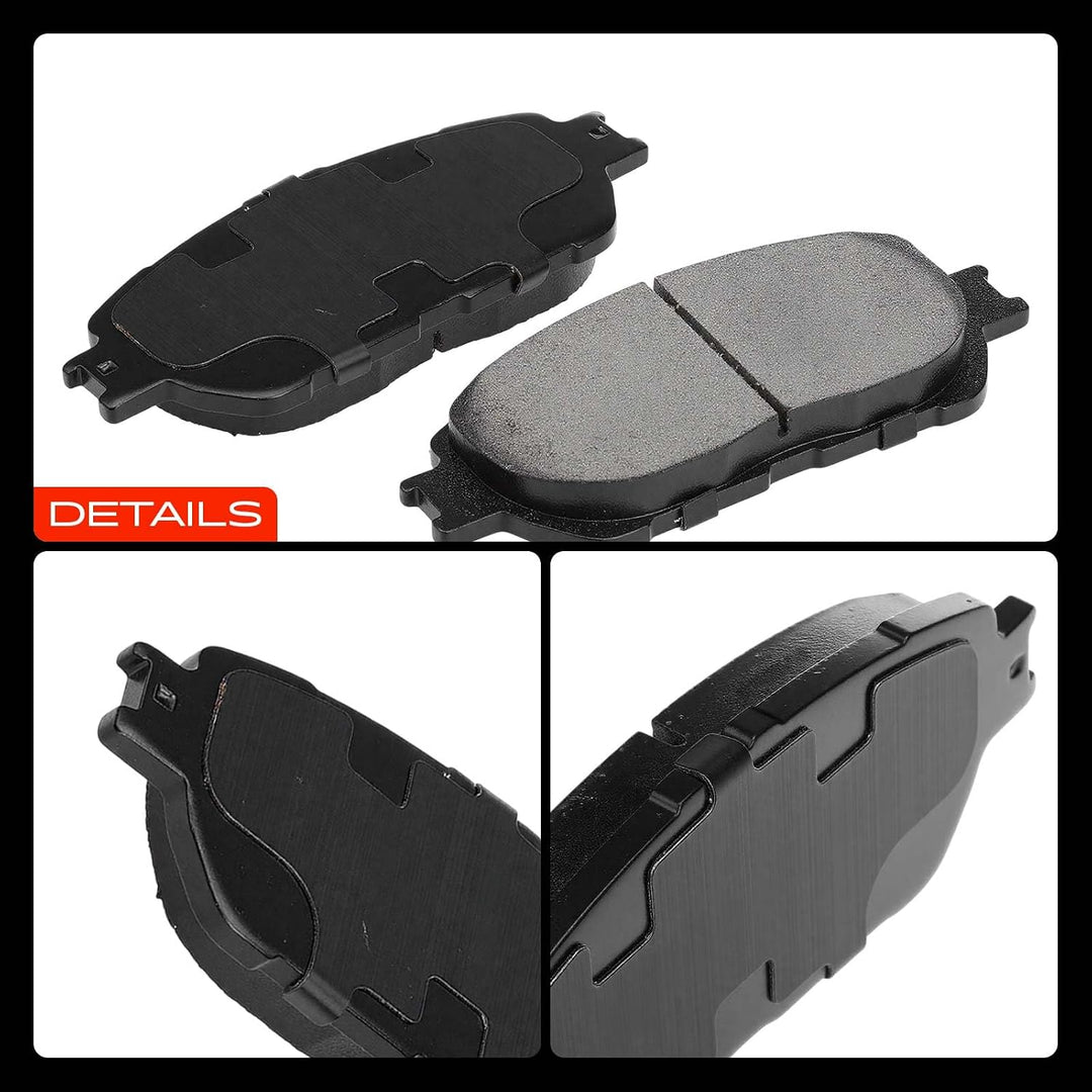 Front Ceramic Brake Pad Set for Toyota & Lexus, 4 Pads - Just Closeouts Canada Inc.