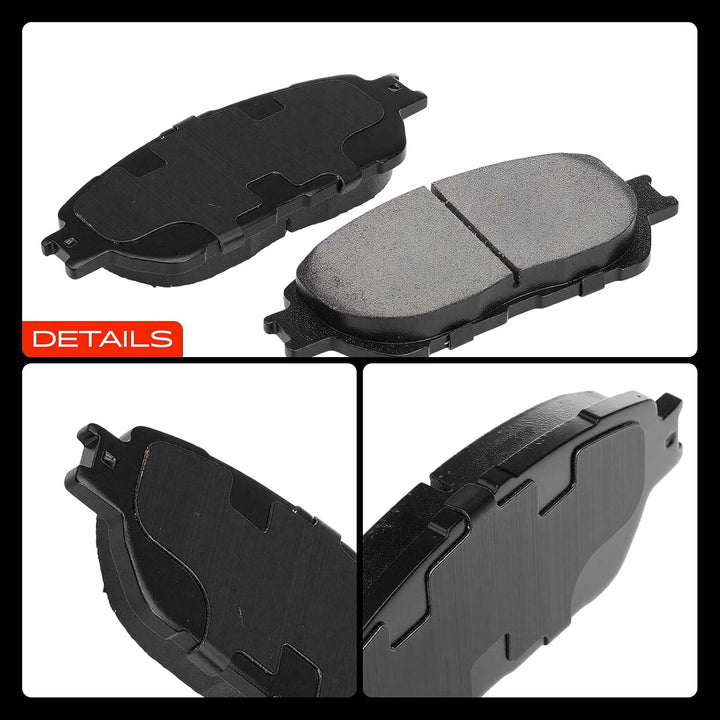 Front Ceramic Brake Pad Set for Toyota & Lexus, 4 Pads - Just Closeouts Canada Inc.