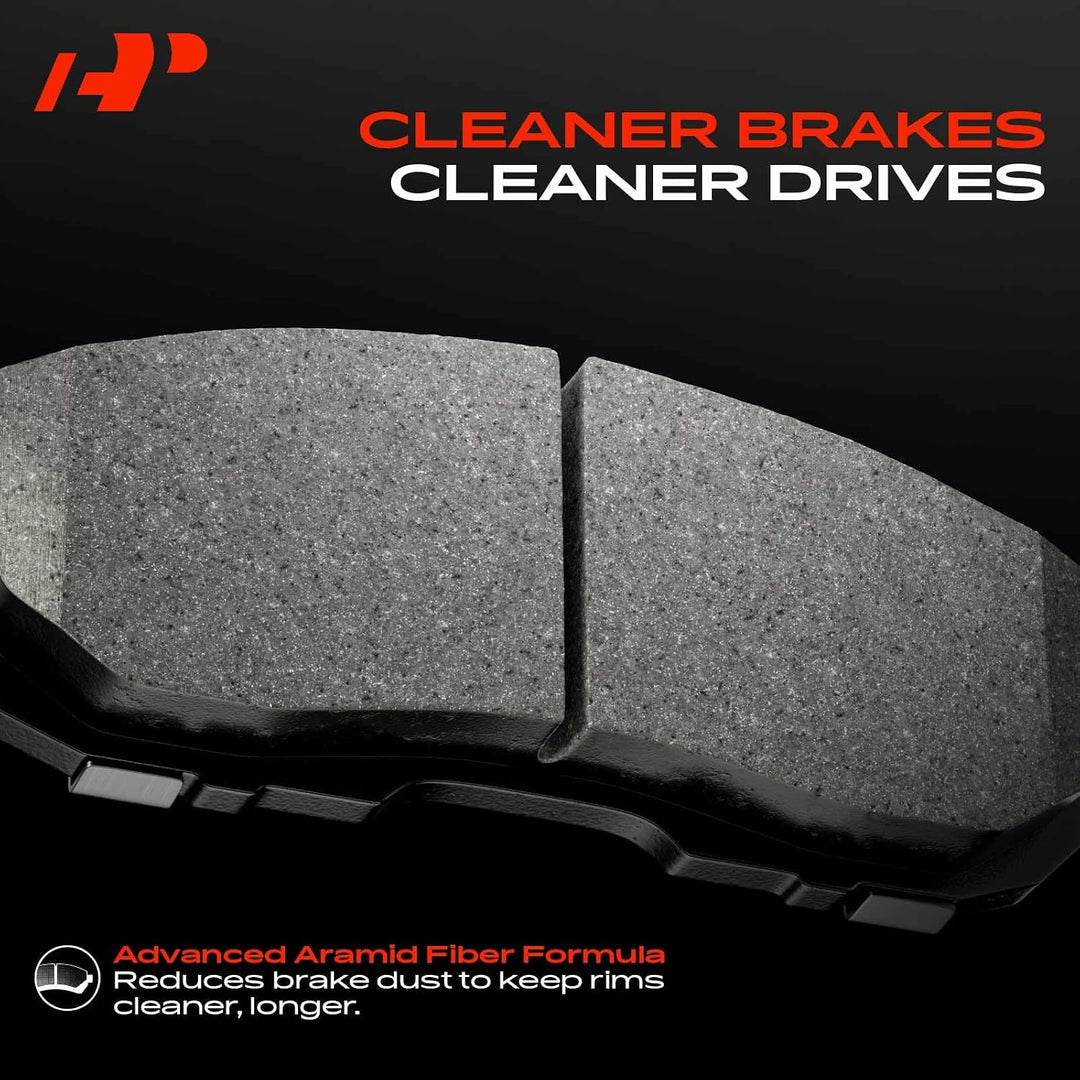 Front Ceramic Brake Pad Set for Toyota & Lexus, 4 Pads - Just Closeouts Canada Inc.