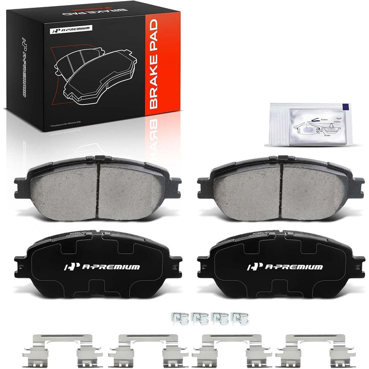Front Ceramic Brake Pad Set for Toyota & Lexus, 4 Pads - Just Closeouts Canada Inc.