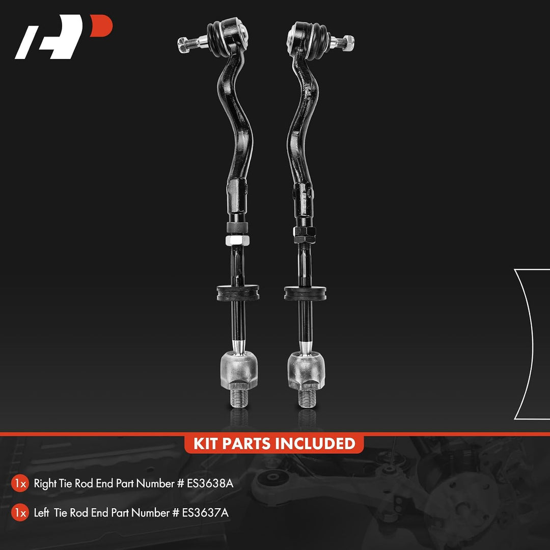 Front Inner & Outer Tie Rod Assembly Pair for BMW 3 Series, M3 & Z3 - Just Closeouts Canada Inc.