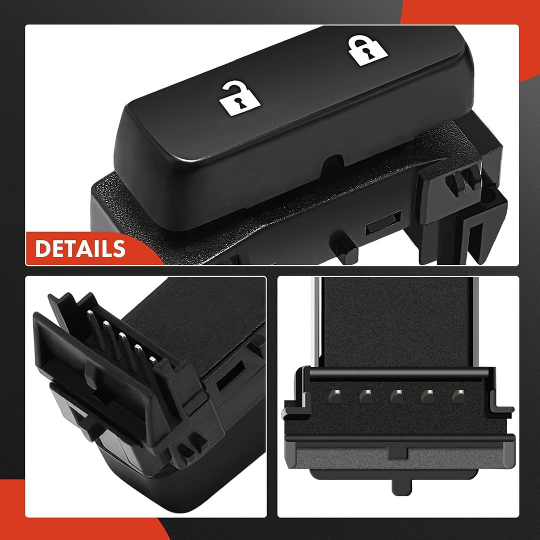 Front Left Power Door Lock Switch for Silverado & Sierra - Just Closeouts Canada Inc.