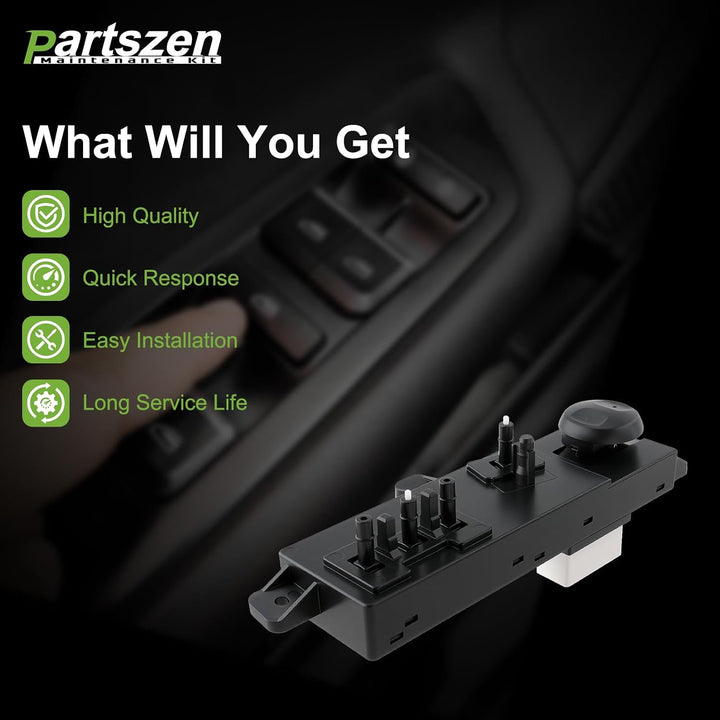 Front-Left Power Seat Switch for Hyundai Sonata / Tucson, 16-Pin - Just Closeouts Canada Inc.