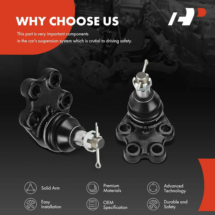 Front Lower Ball Joint Pair for Chevrolet & GMC 2500, 2WD - Just Closeouts Canada Inc.