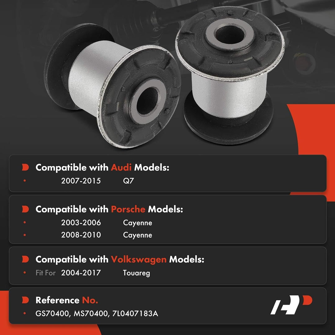 Front Lower Forward Control Arm Bushings, Pair, for Audi Q7, Cayenne & Touareg - Just Closeouts Canada Inc.