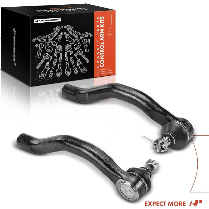 Front Outer Tie Rod Ends, Left and Right Pair for Honda Accord and Acura TSX - Just Closeouts Canada Inc.