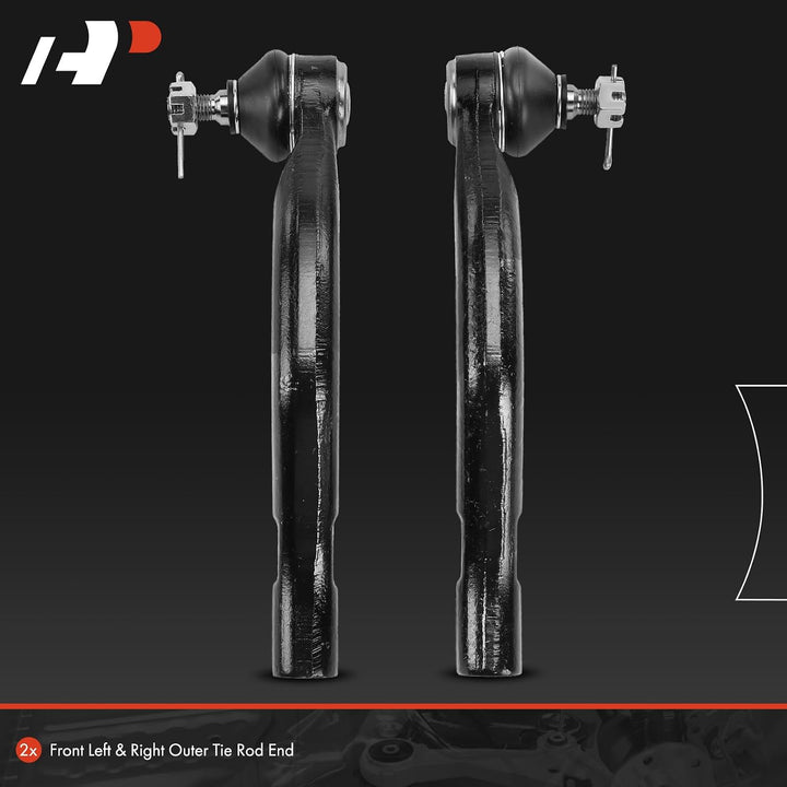 Front Outer Tie Rod Ends, Left and Right Pair for Honda Accord and Acura TSX - Just Closeouts Canada Inc.