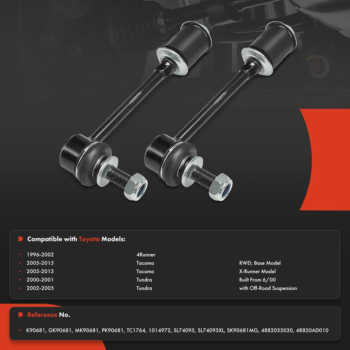 Front Sway Bar Link Pair for Toyota Tacoma, Tundra & 4Runner - Just Closeouts Canada Inc.