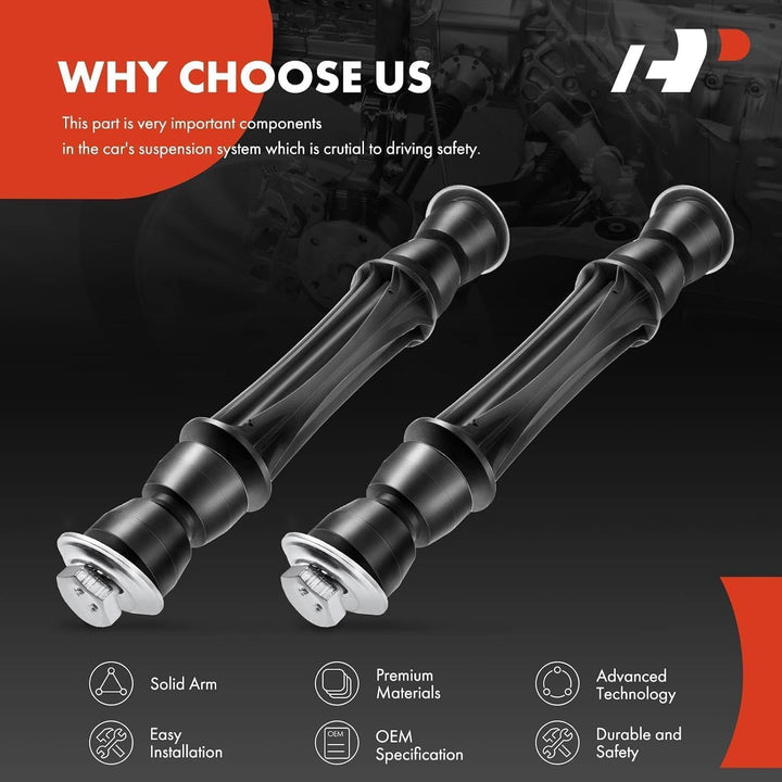 Front Sway Bar Links with Bushings for Silverado, Sierra & SUVs, Pair - Just Closeouts Canada Inc.
