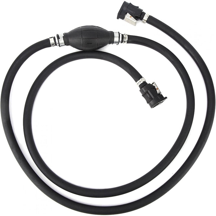 Fuel Gas Line Assembly, 3/8in Boat Motor Fuel Gas Line Hose with Primer Bulb Connector for OMC Johnson Evinrude,Yamaha, Boat, RV, Caravan, Marine, Tractor - Just Closeouts Canada Inc.